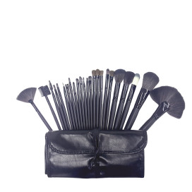 Callas 30PCS Professional High-Quality Makeup Brush Tool Set  - BLACK - CR-CMB30SET(B)